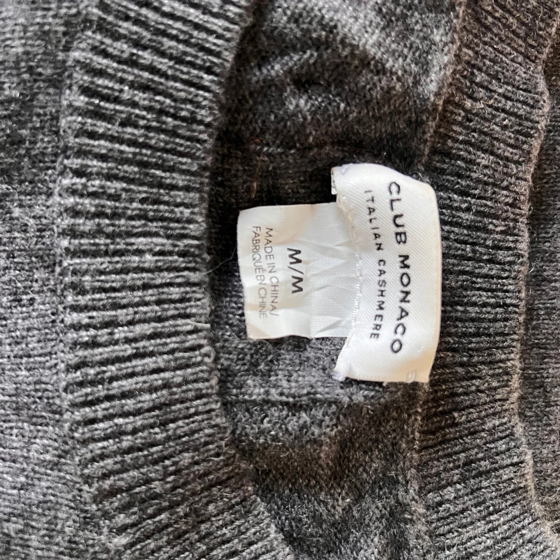 Grå stickad lång tröja Club Monaco - 3