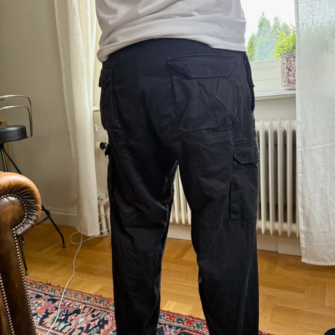 Svarta cargopants från Stone Island - 1