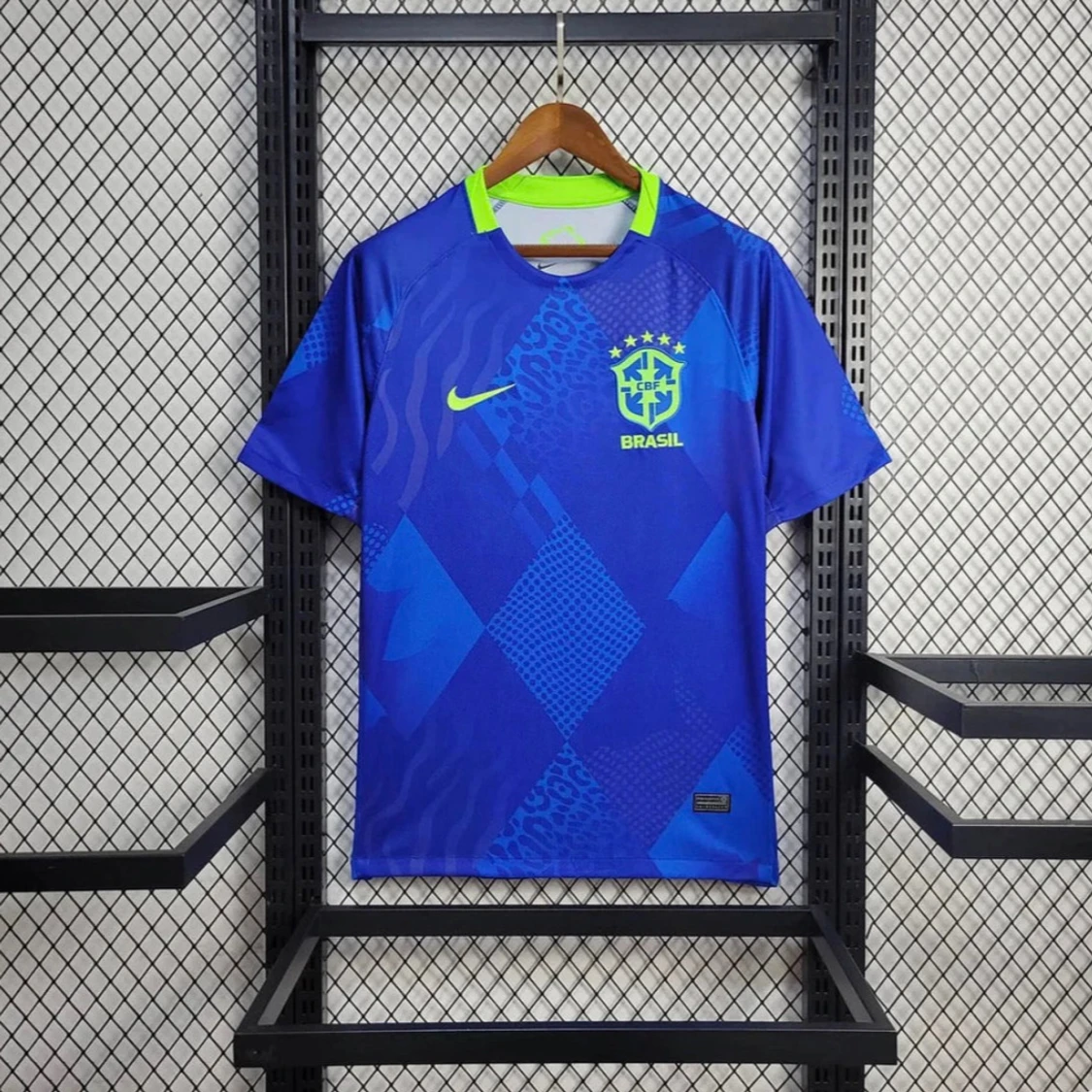 Blå Brasil fotbollströja Nike