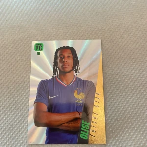 Olise  - Snygg blå fotbollströja från Nike med franska landslagets emblem i guld på bröstet och röd-vit-blå krage. Tröjan har korta ärmar och är tillverkad i ett lätt, sportigt material som andas. Perfekt för dig som vill visa ditt stöd för Frankrike.