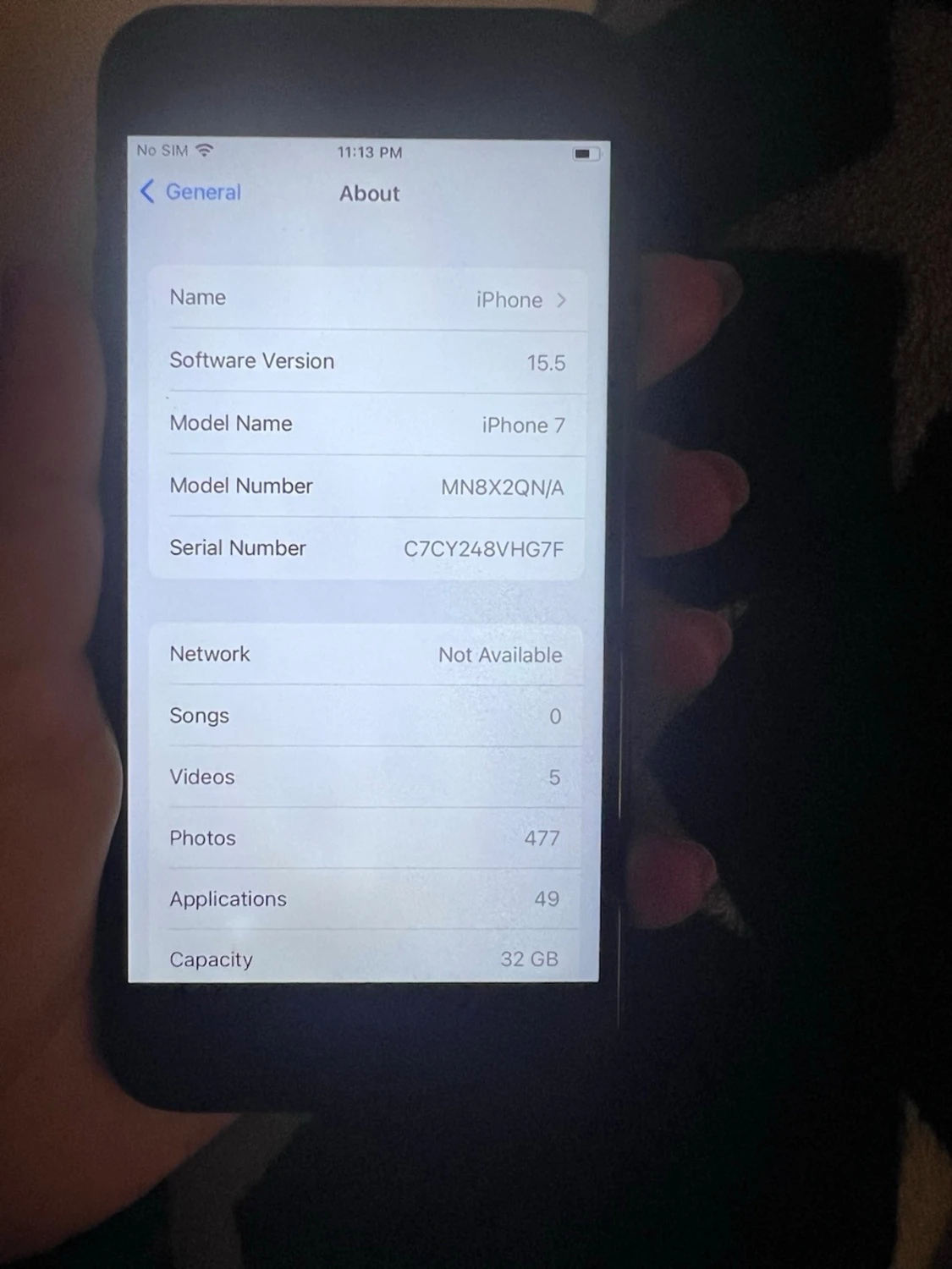 iPhone 7 32GB svart - 3