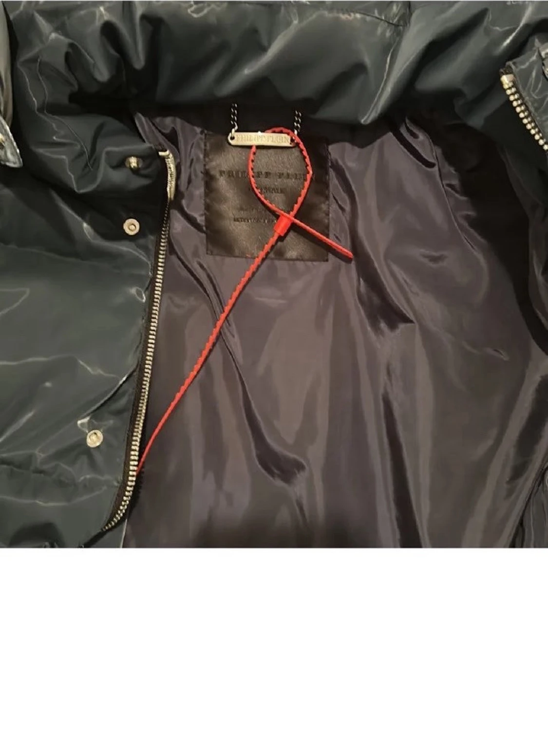 Mörkblå dunjacka från Philip plein - 2