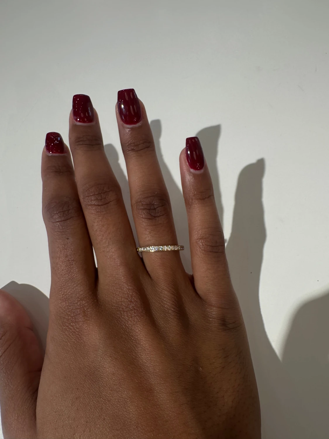 Glittrig guldring  - 1