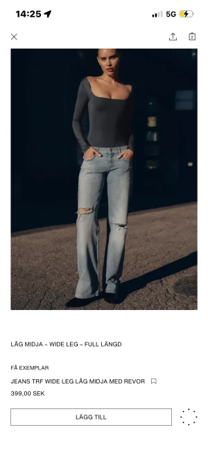 Zara jeans - Såå snygga! Enbart använda två gånger, skriv för egna bilder❤️