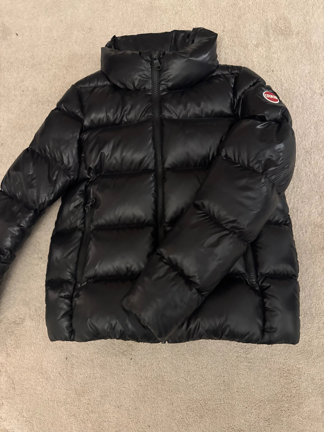 Svart pufferjacka från Colmar stl 10-12 år