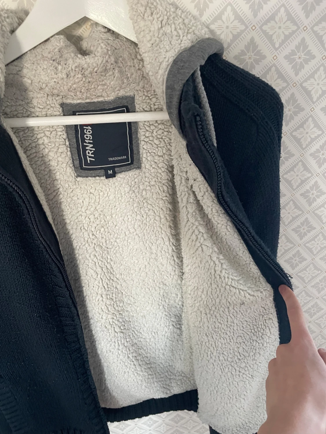  cardigan jacka med teddyfoder - 2