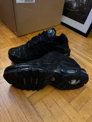 Nike TN air max - Ett par Nike TN air Max. Säljer för de är för små för mig. Skriv vid funderingar. Pris kan diskuteras vid snabb affär. De är äkta och köpt i affär för 2100kr.