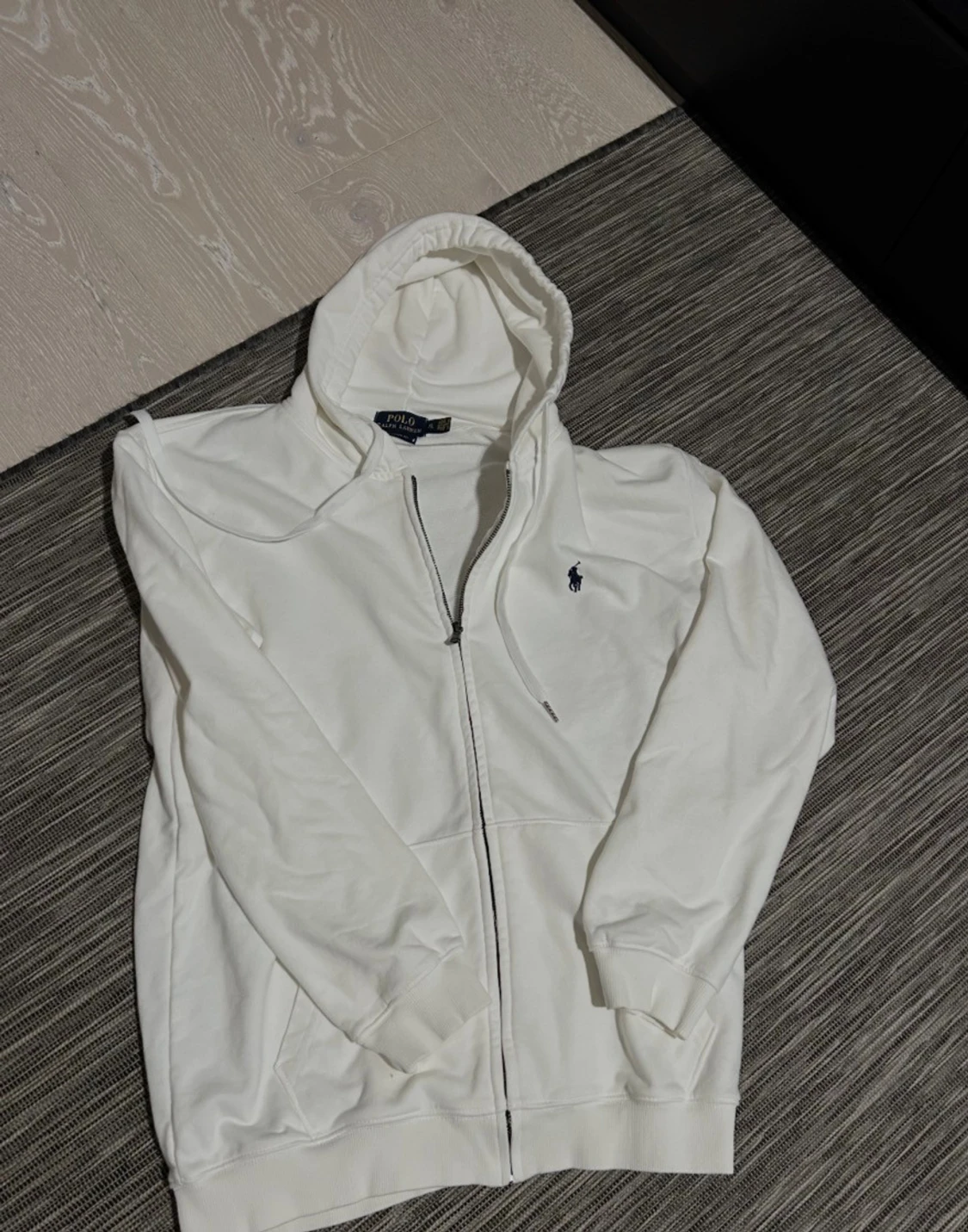Vit hoodie från Polo Ralph Lauren