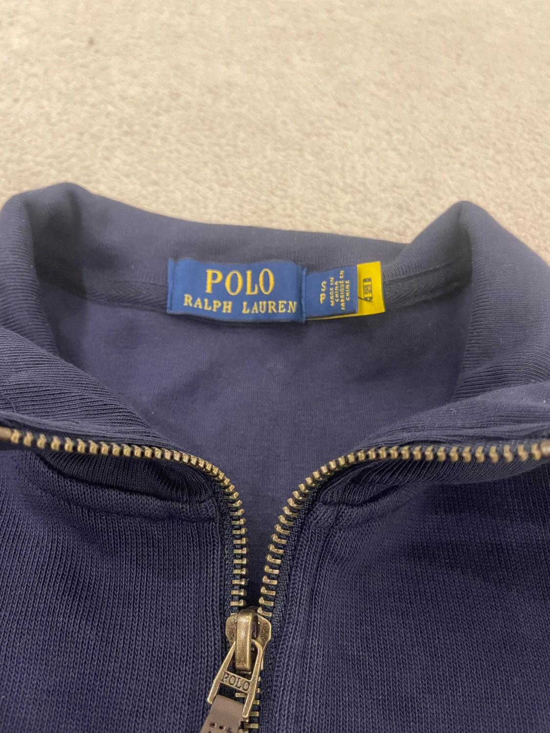 Marinblå half zip från Polo Ralph Lauren - 2
