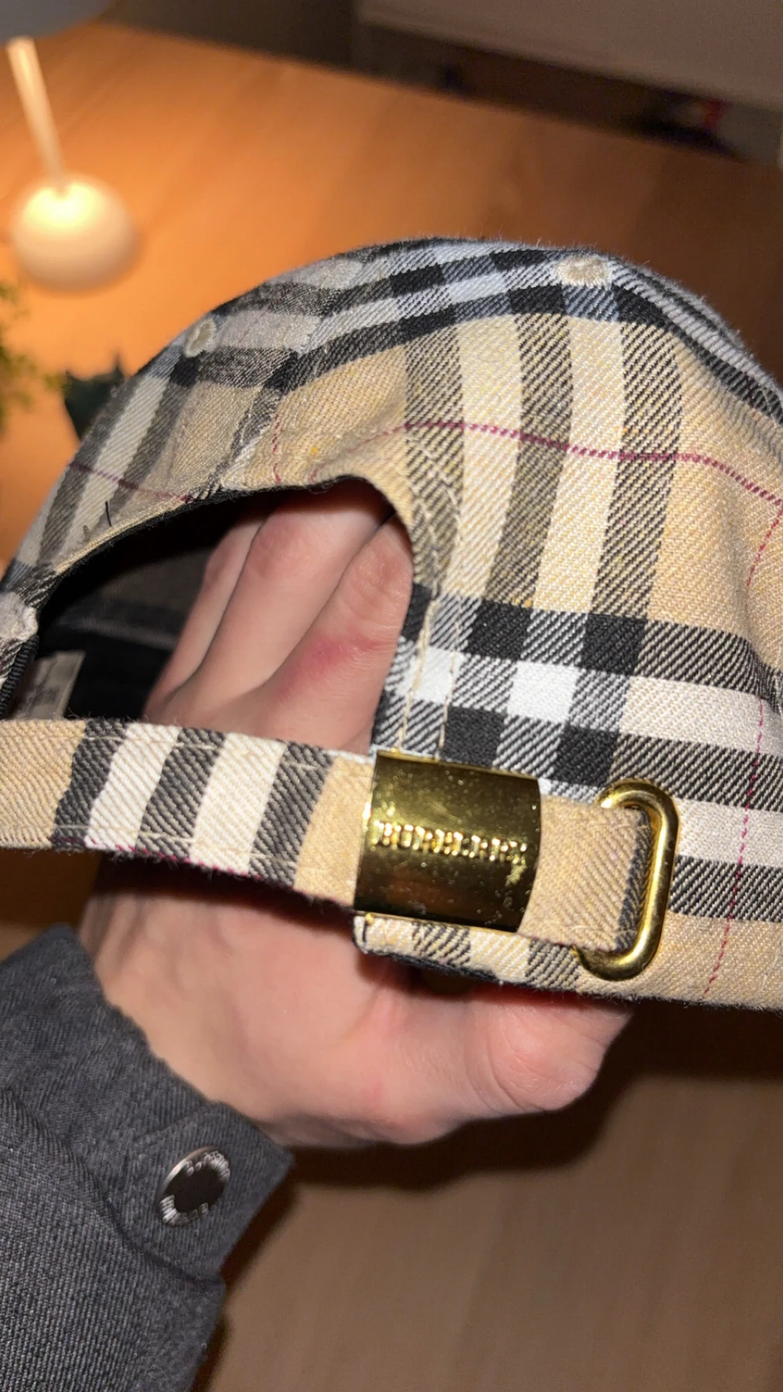 Beige bruberry keps - 1