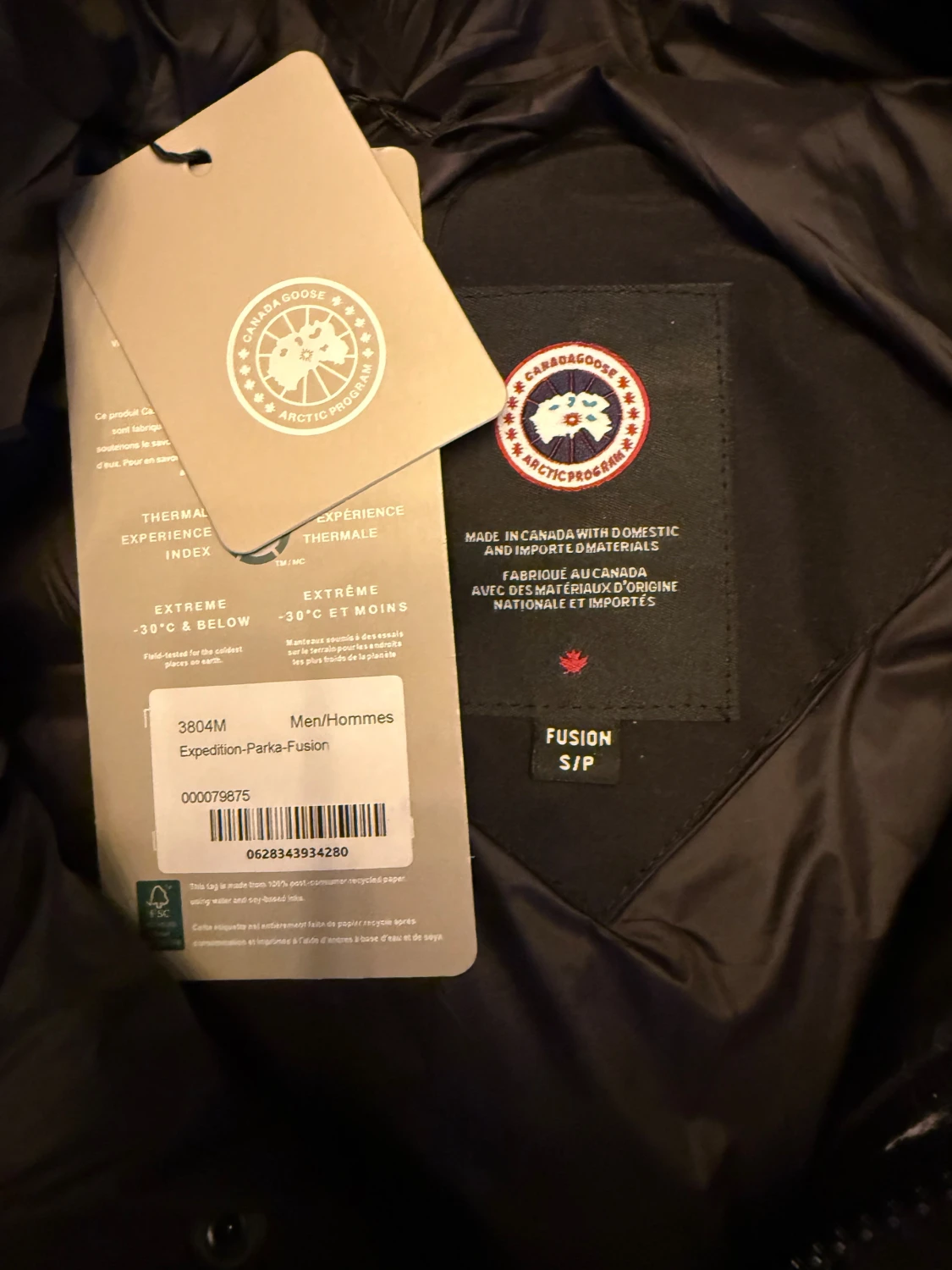 Svart Canada Goose Expedition Parka - 1