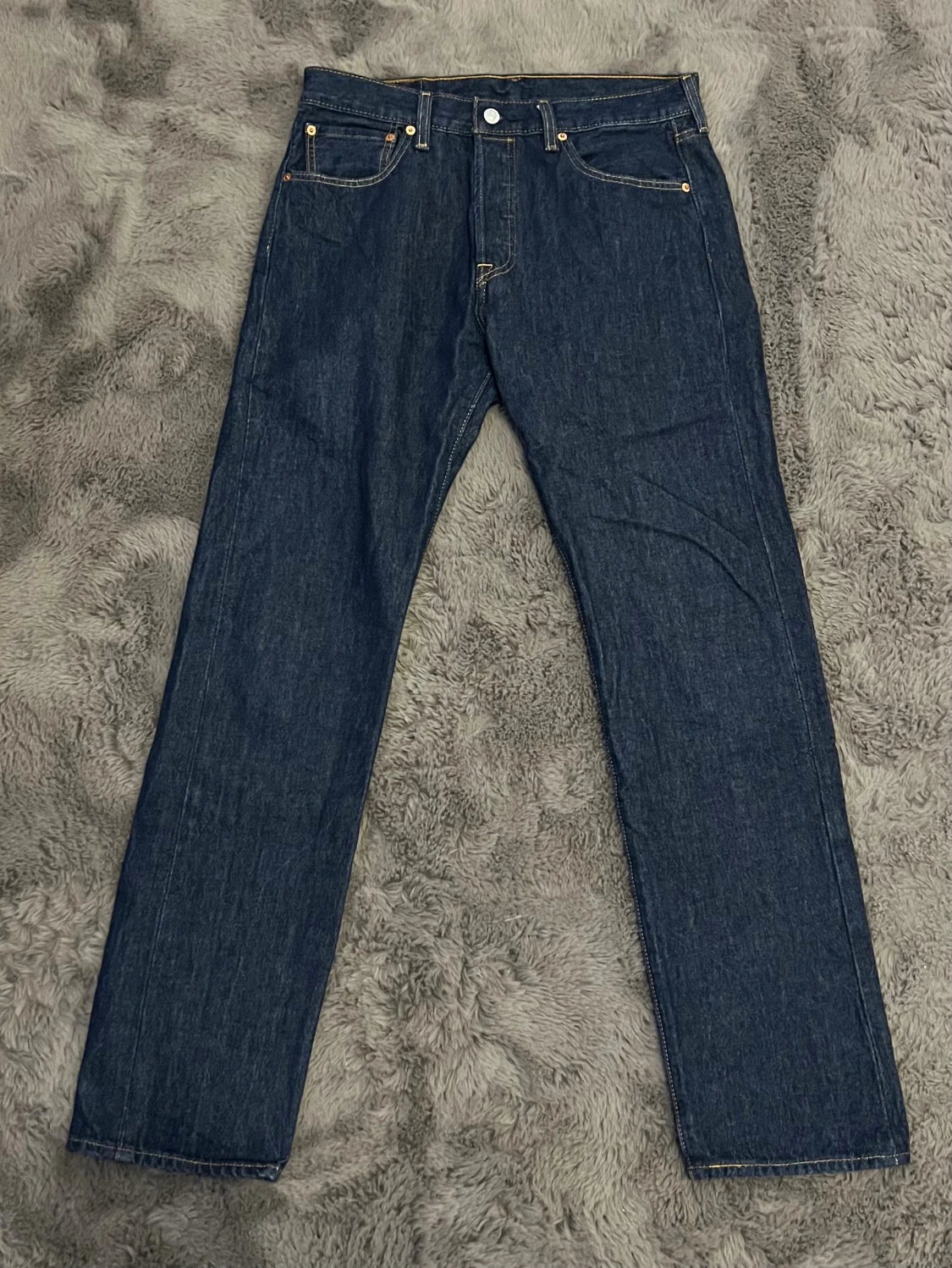 Levi's 501 mörkblå jeans 32/32