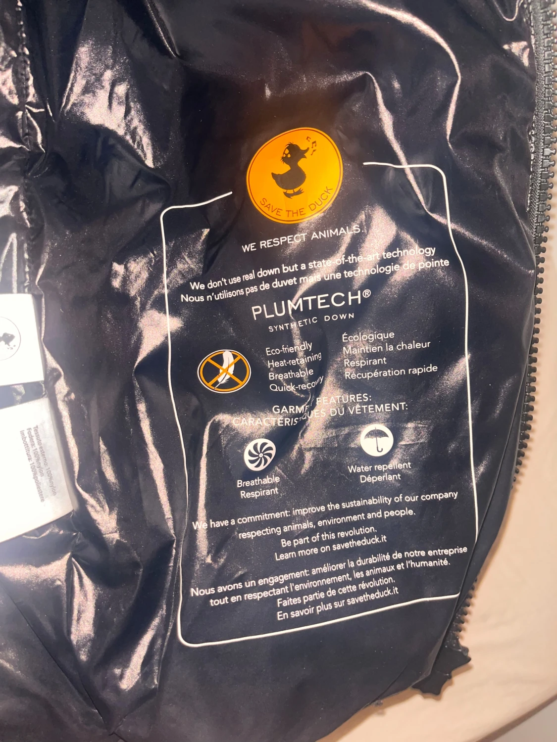 Svart pufferjacka från Save The Duck - 3