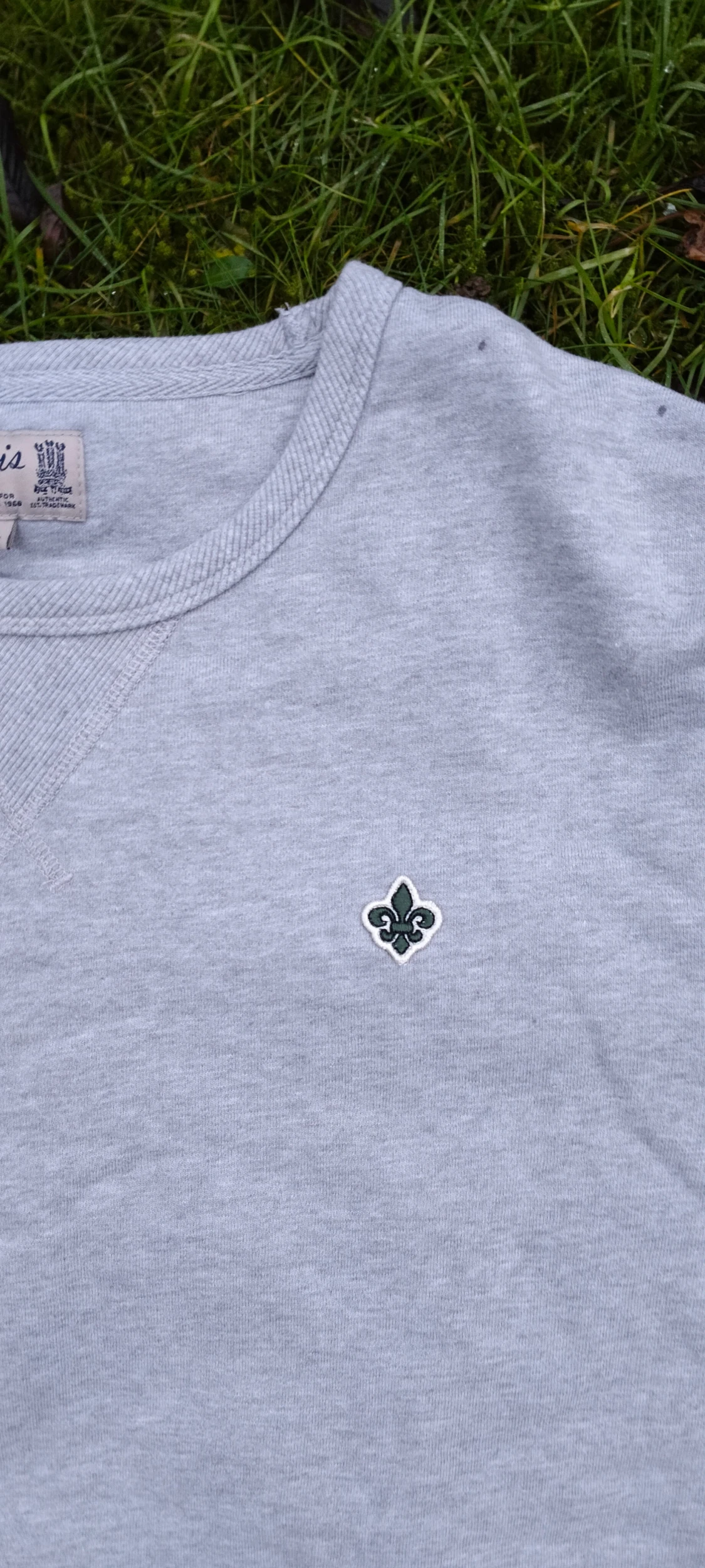 Morris grå sweatshirt – storlek L - 3