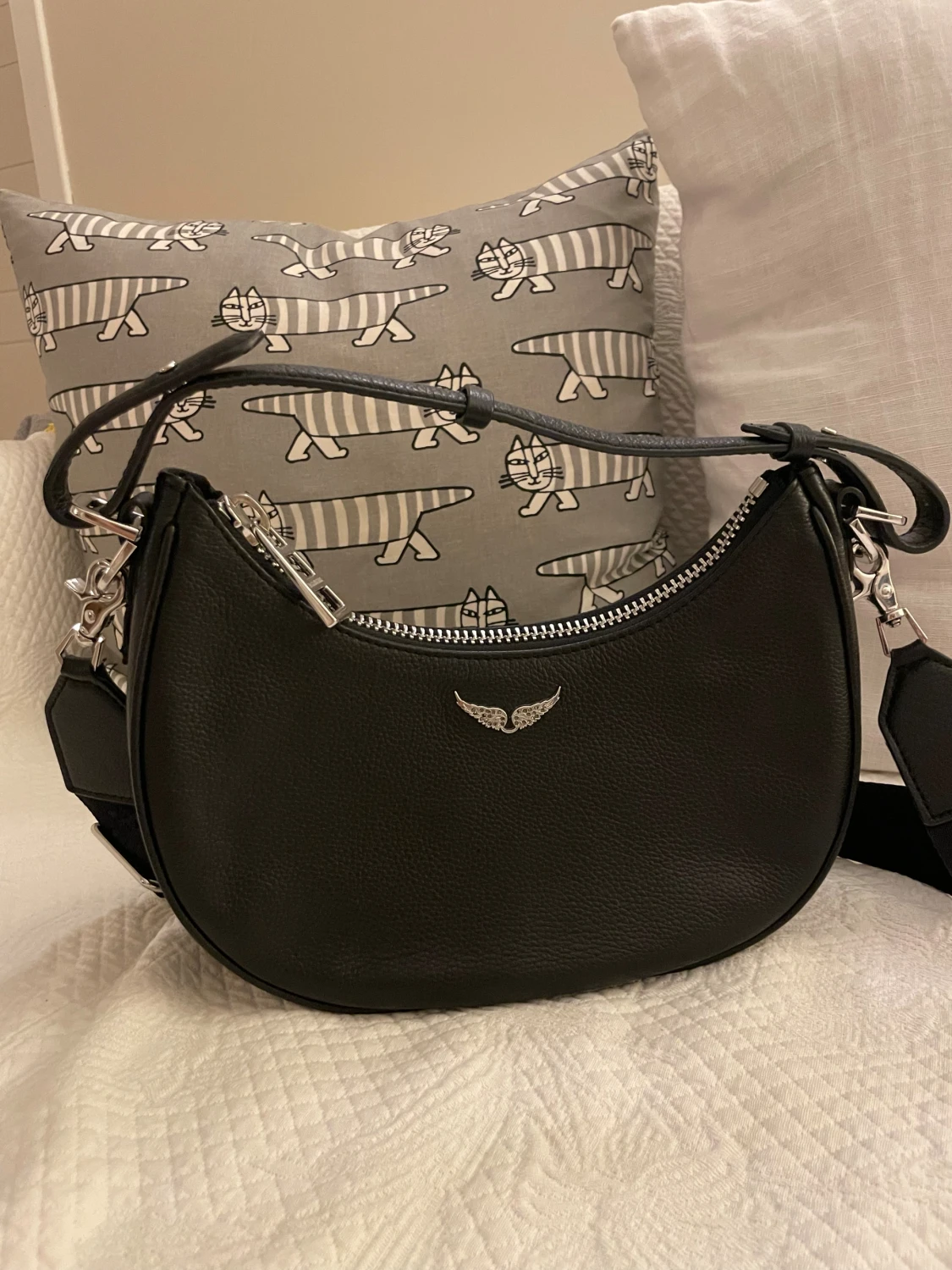 Svart axelväska från Zadig & Voltaire