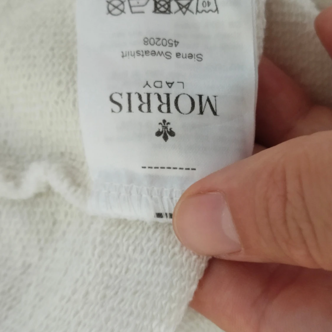 Vit sweatshirt Morris Lady stl L  - 2