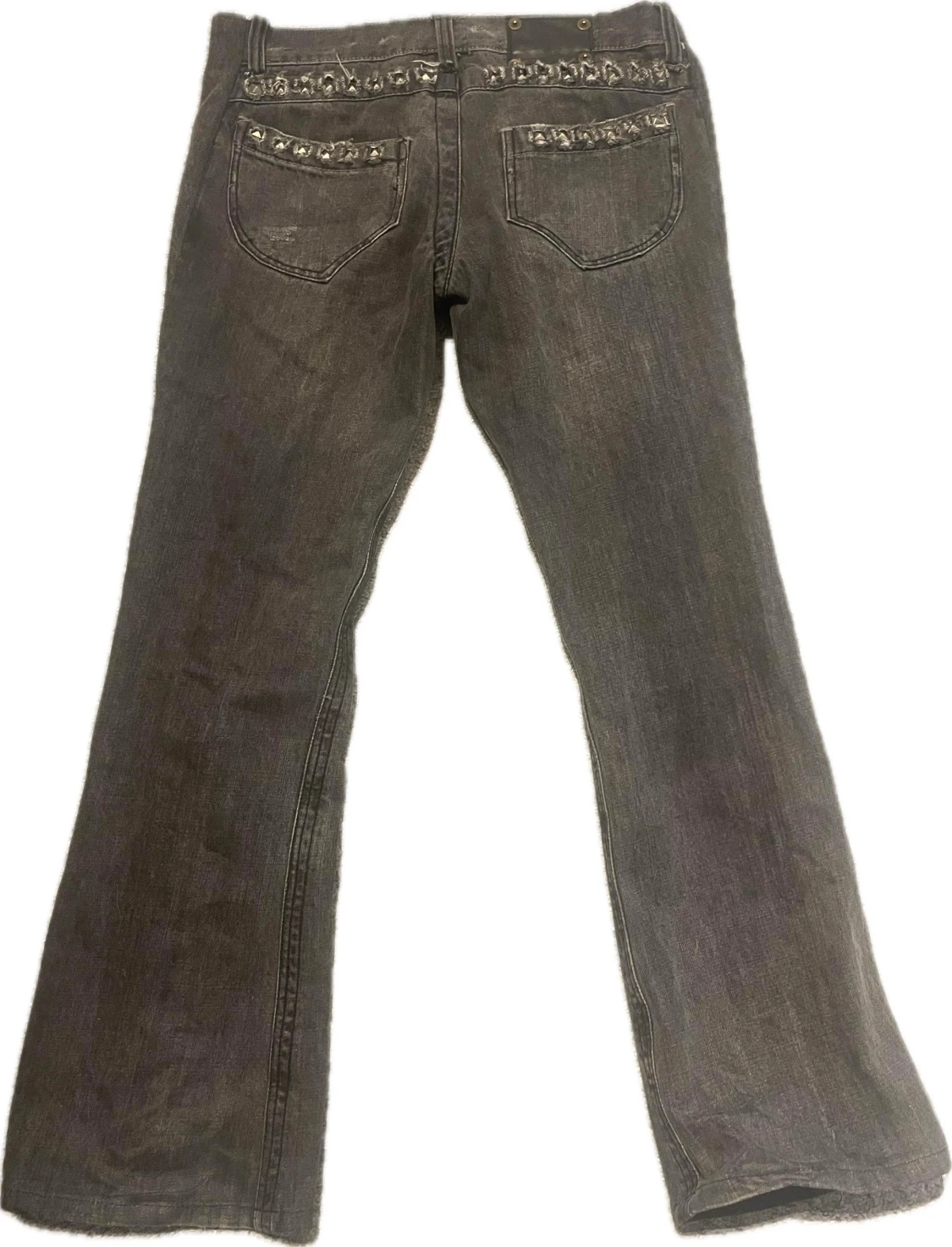 Studded flared jeans - 2