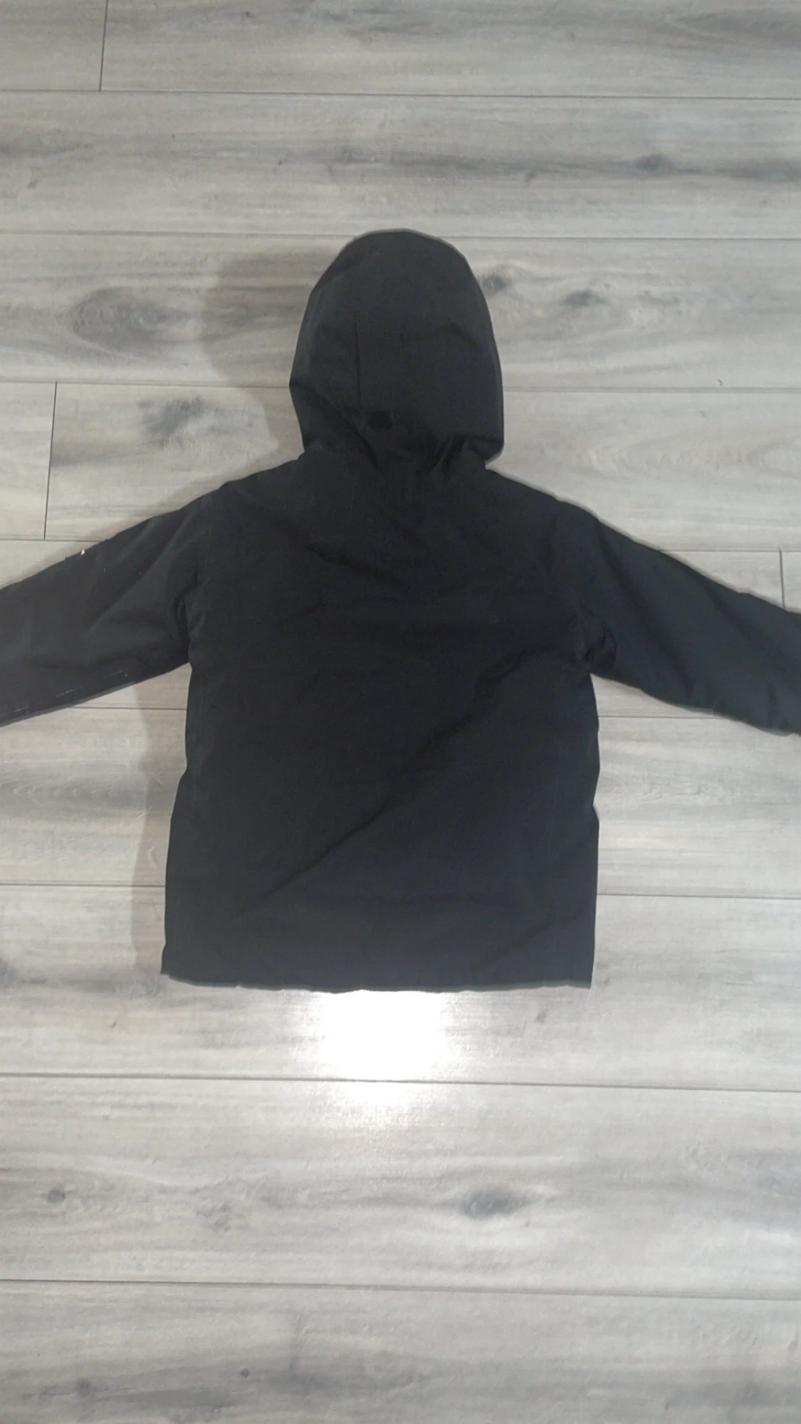 Svart dunjacka Sail Racing med huva - 3