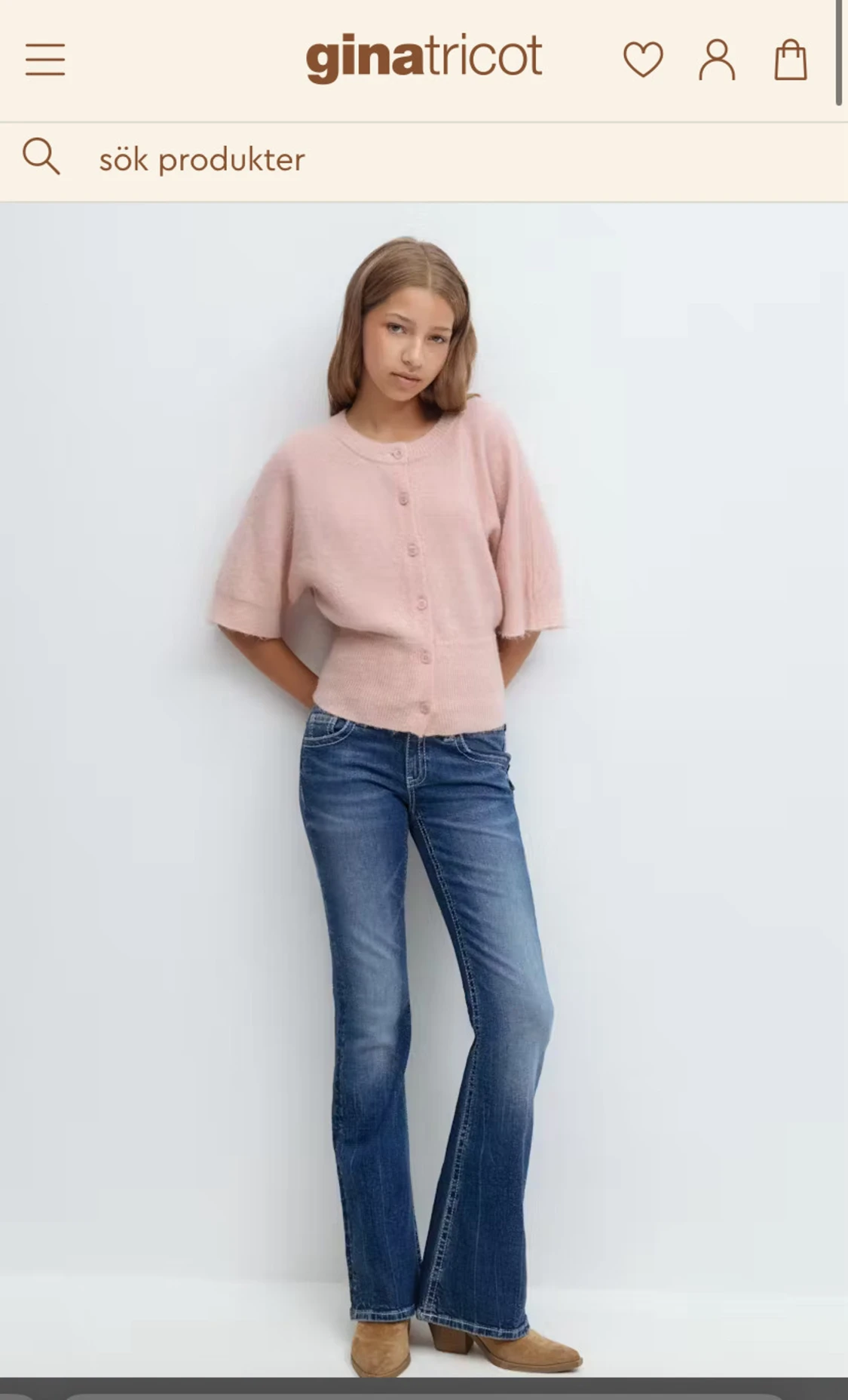 Stickad kofta från Gina Tricot - 1