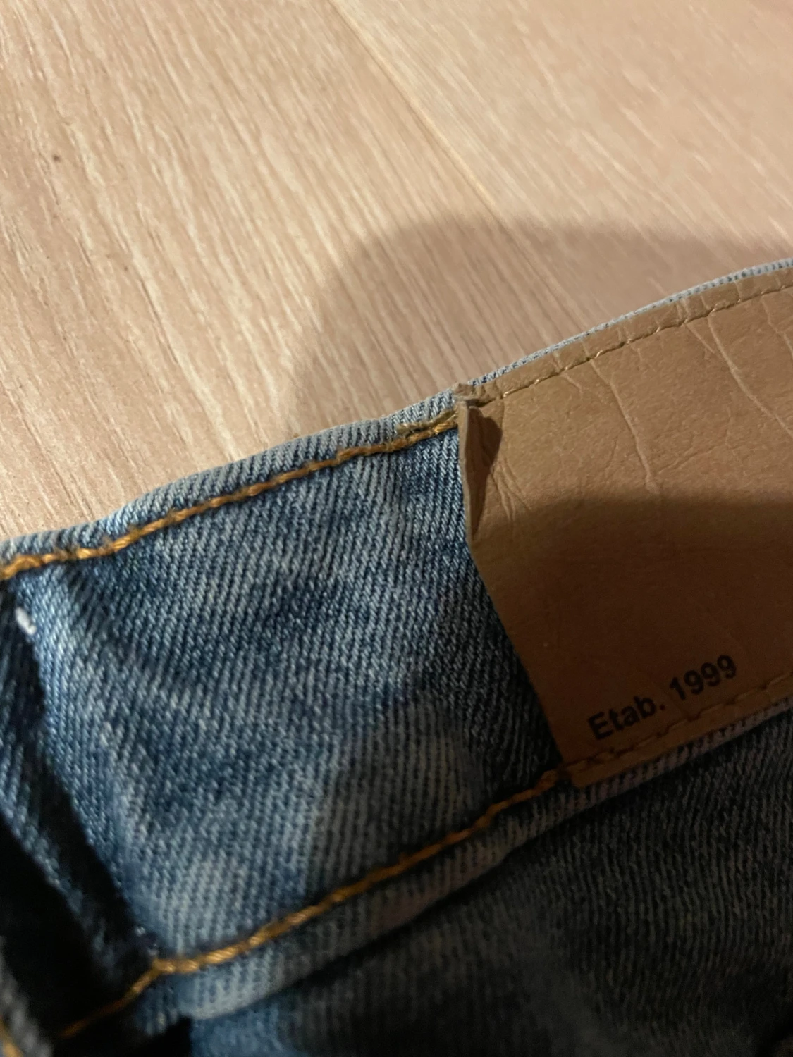 Blå bootcut jeans från 157 - 2