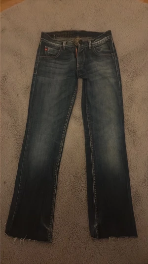 Miss sixty jeans - Säljer ett par super snygga miss sixty jeans då de är för små! Jeansen är lågmidjade i storlek W27💕det finns ett litet hål i på ena benet men det är inget som märks av 💕