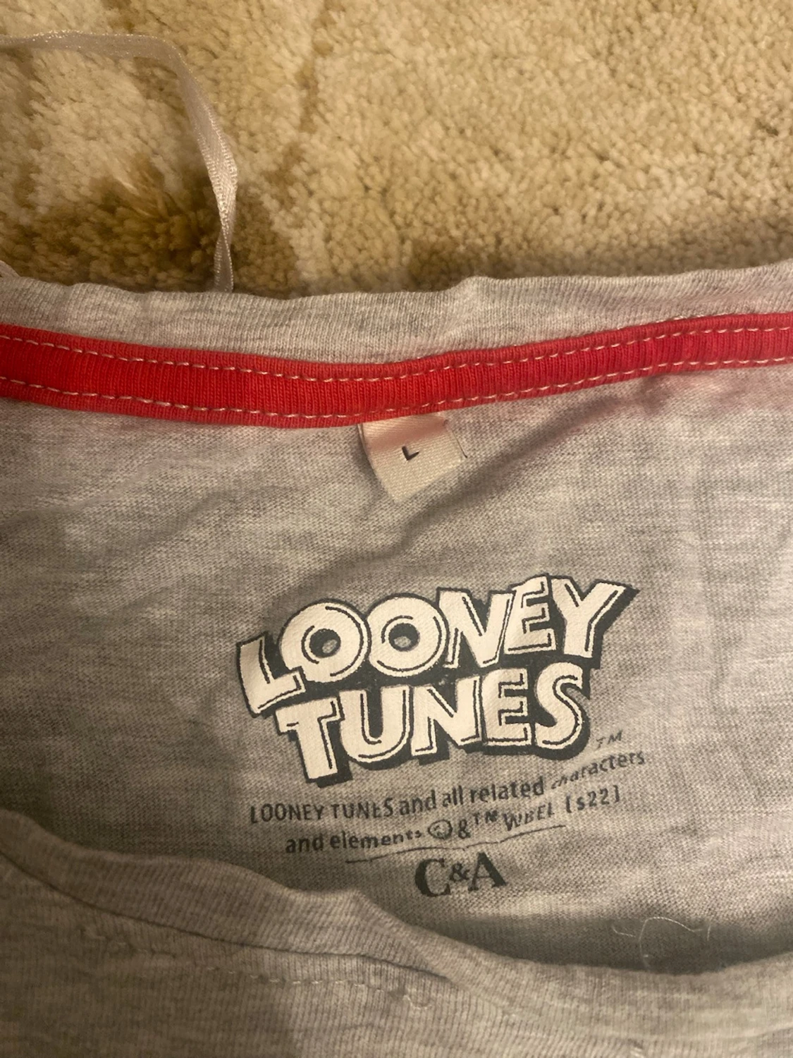 Grå Bugs Bunny t-shirt Looney Tunes - 2