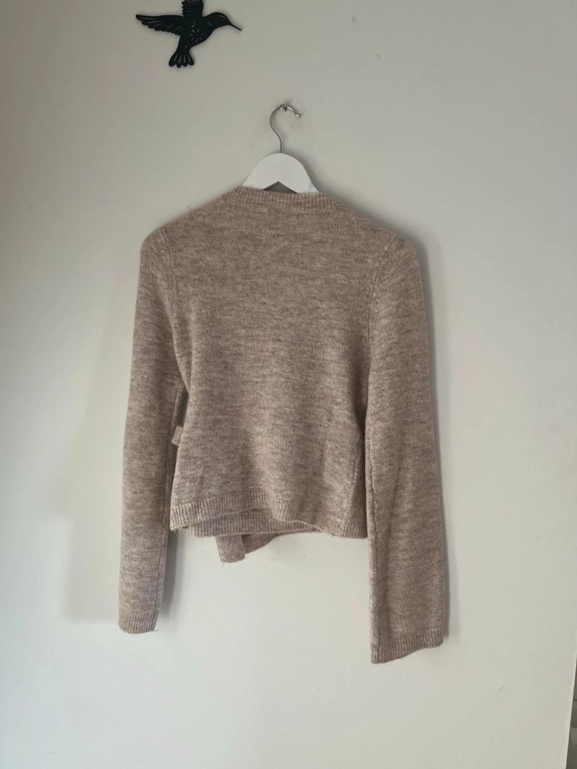 Beige knyt kofta - 1