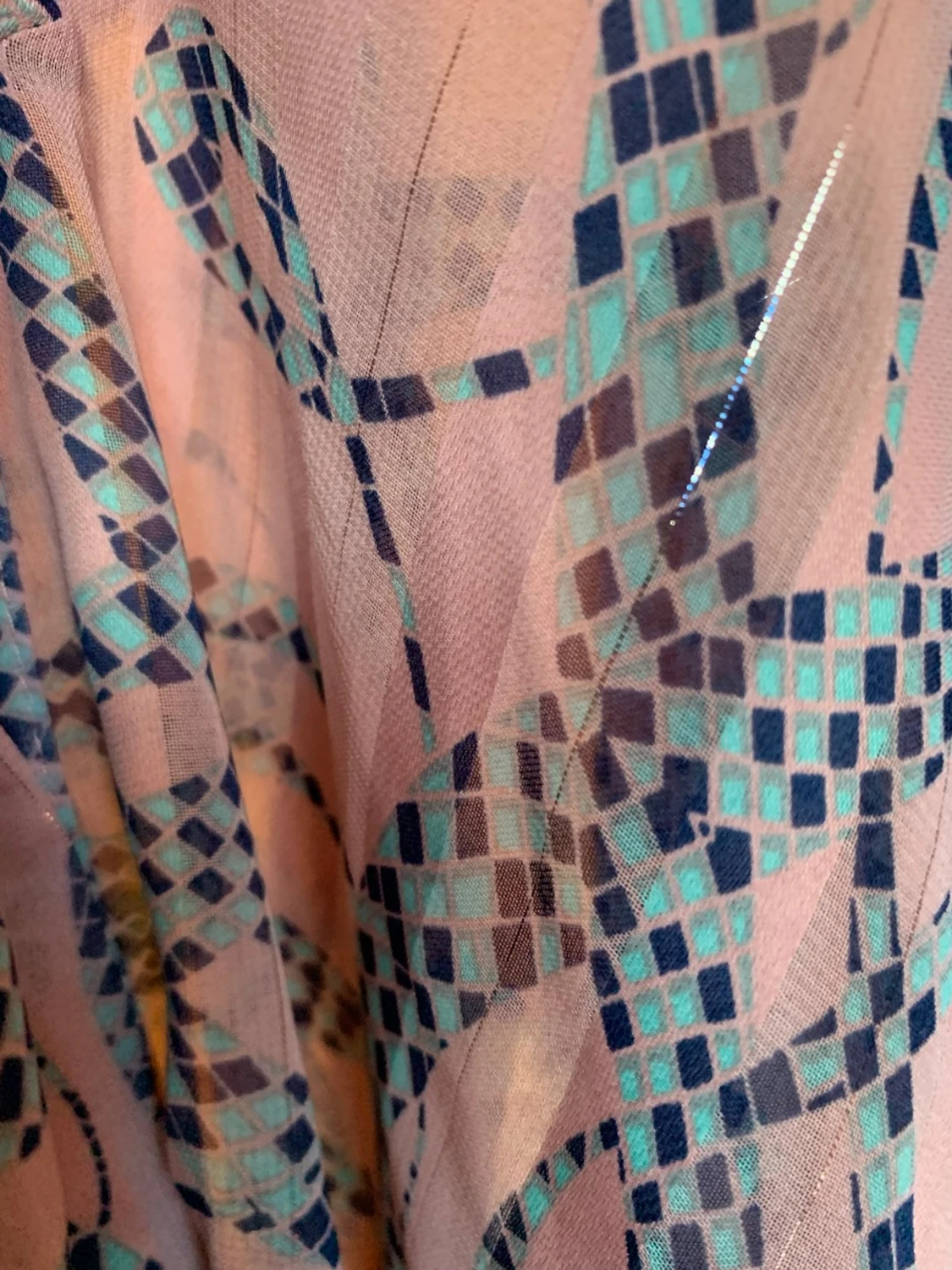 Knytblus i chiffong  - 5