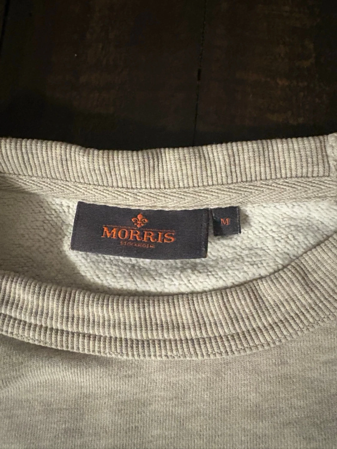 Beige sweatshirt från Morris, M - 1