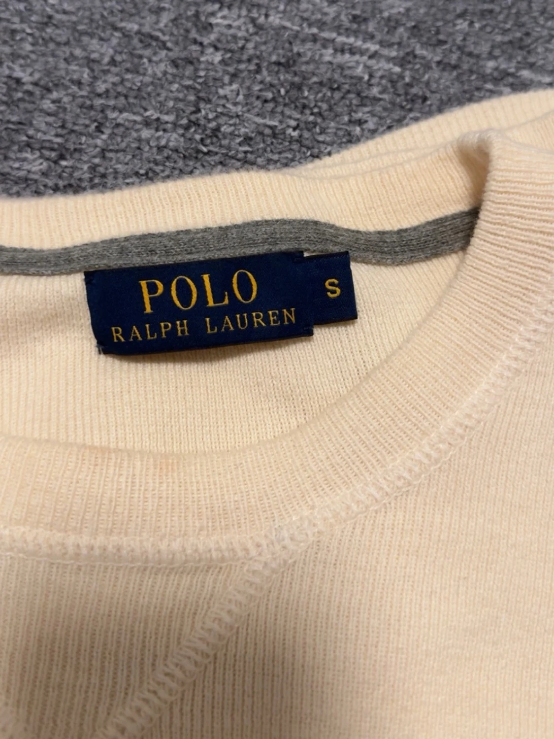 Beige stickad tröja Polo Ralph Lauren - 1
