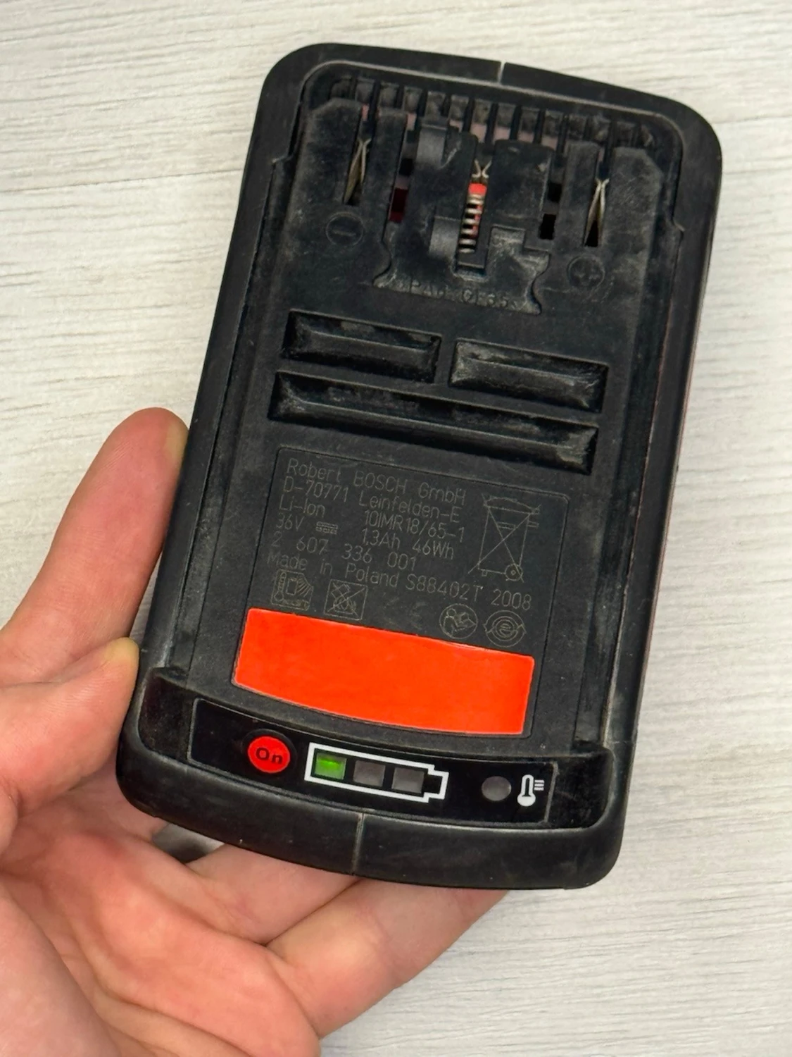 Bosch 36V Compact Li-ion batteri (1.3Ah) - 3