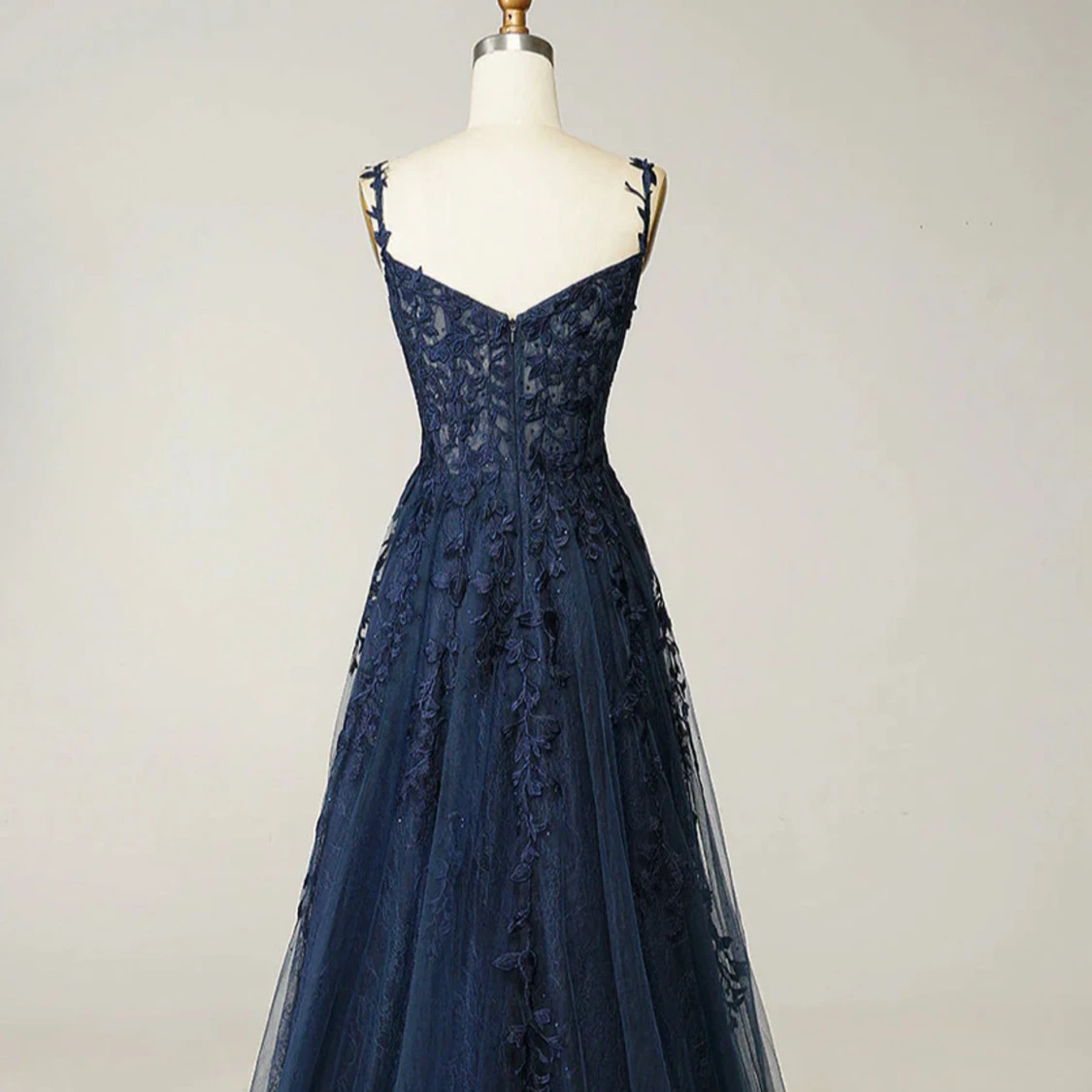 Marinblå balklänning  - 2