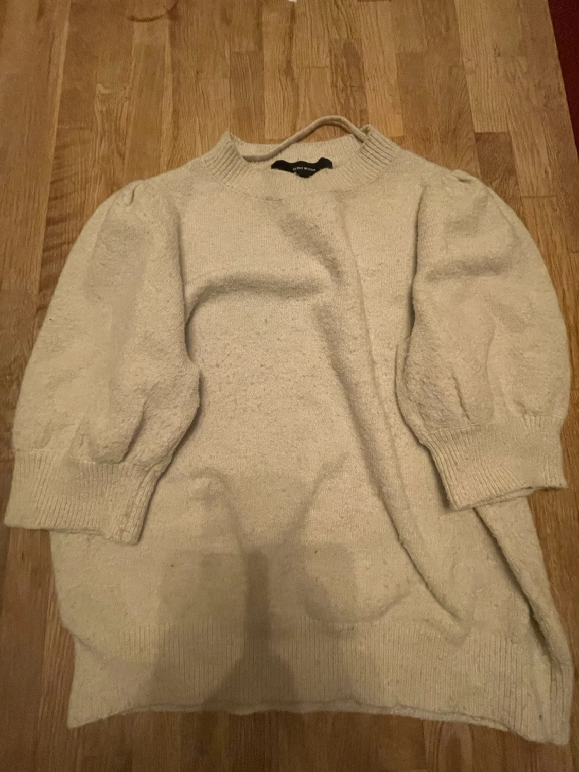 Beige stickad tröja Vero Moda  - 1