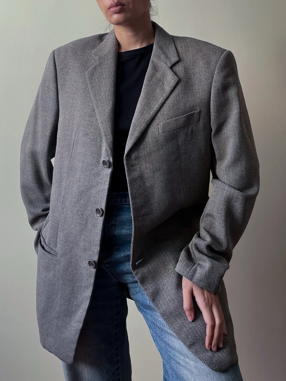 Vintage Armani Gray Blazer