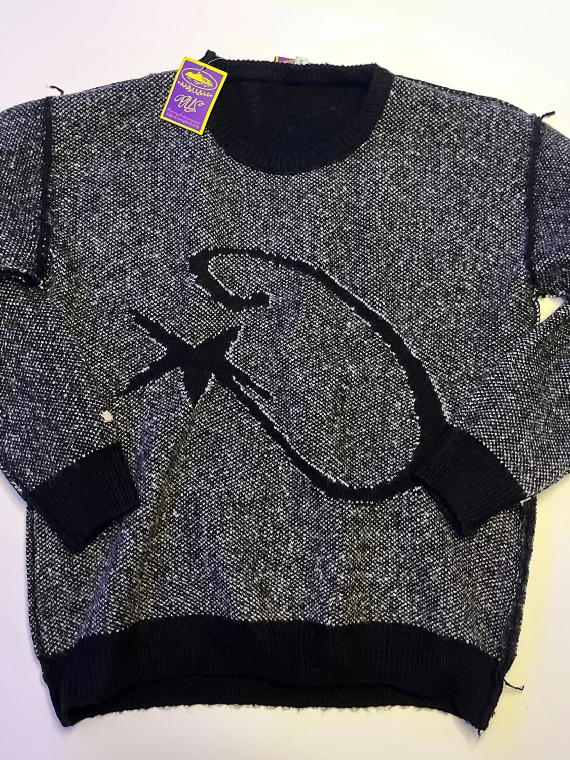 Svart stickad Cortiez tröja - 3