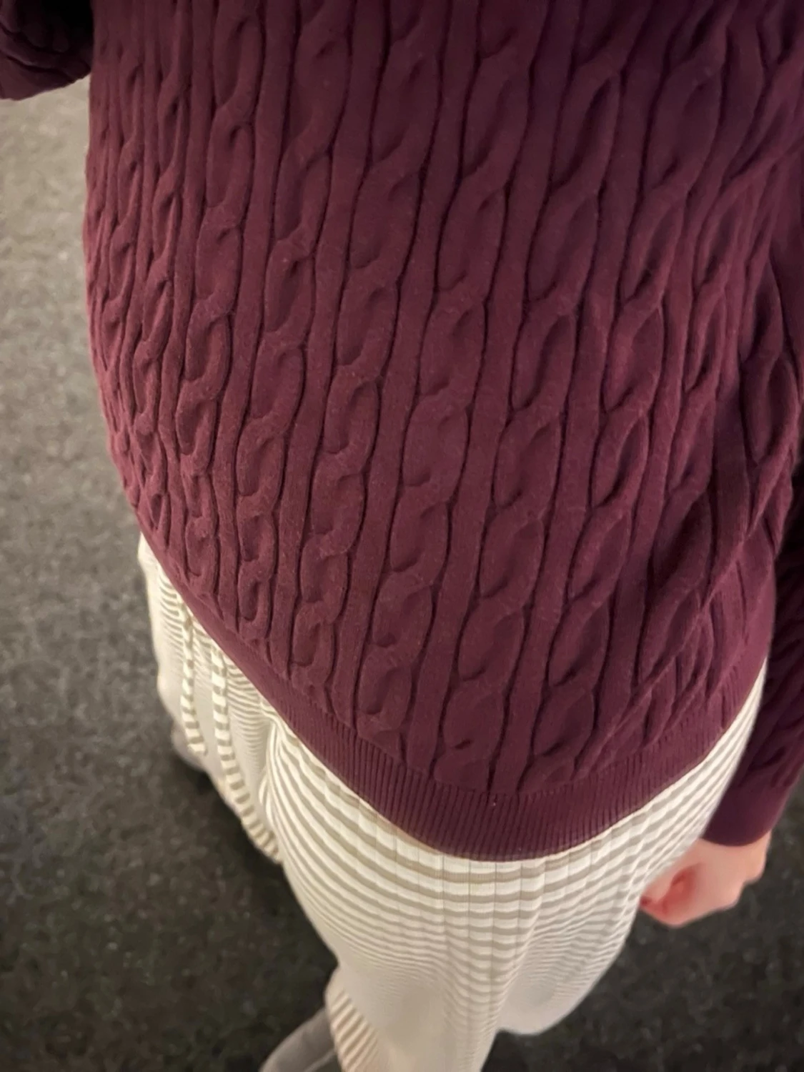  kabelstickad tröja - 2