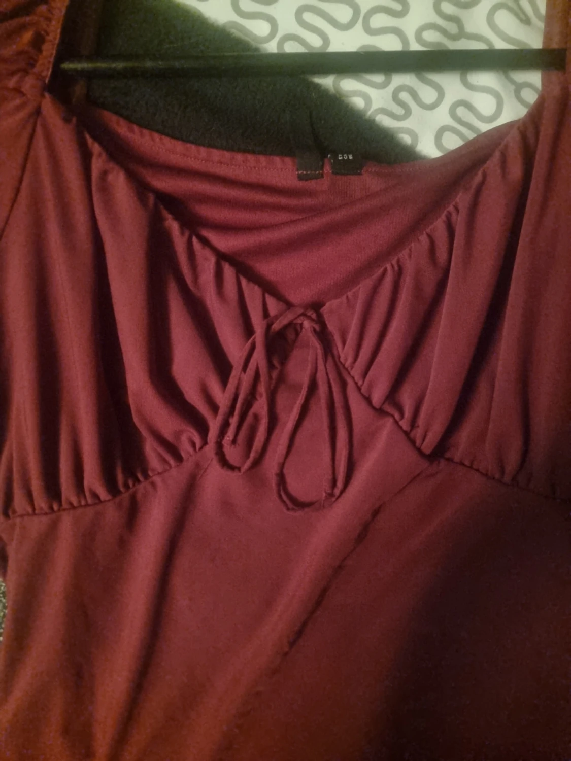 Vinröd omlottblus  - 2