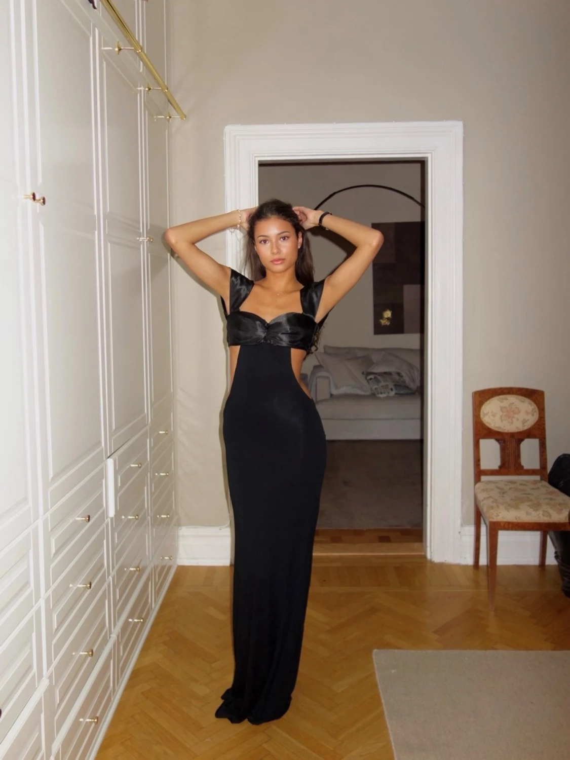 Svart långklänning  - 4