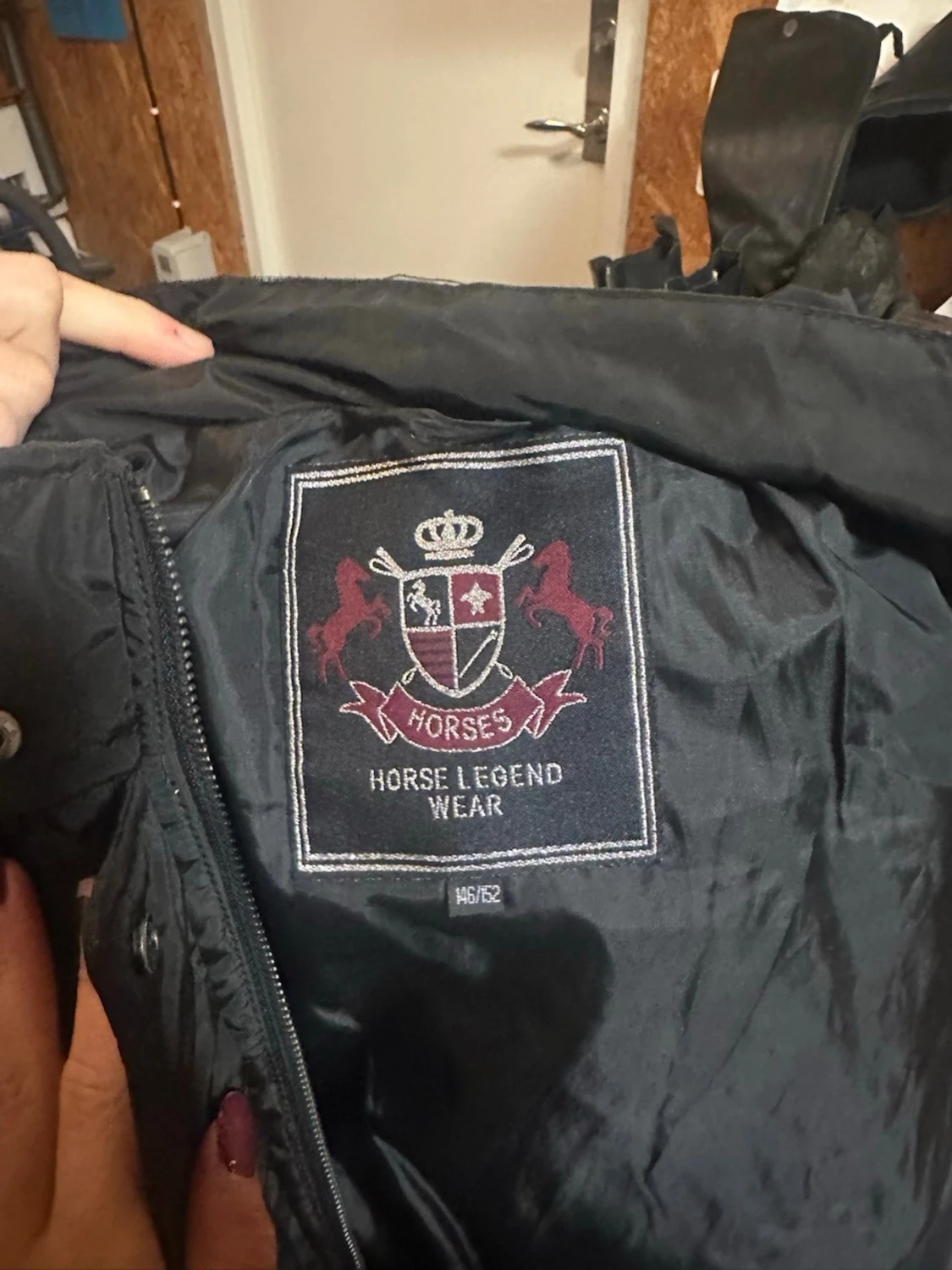 Svart pufferjacka Horse Legend - 2