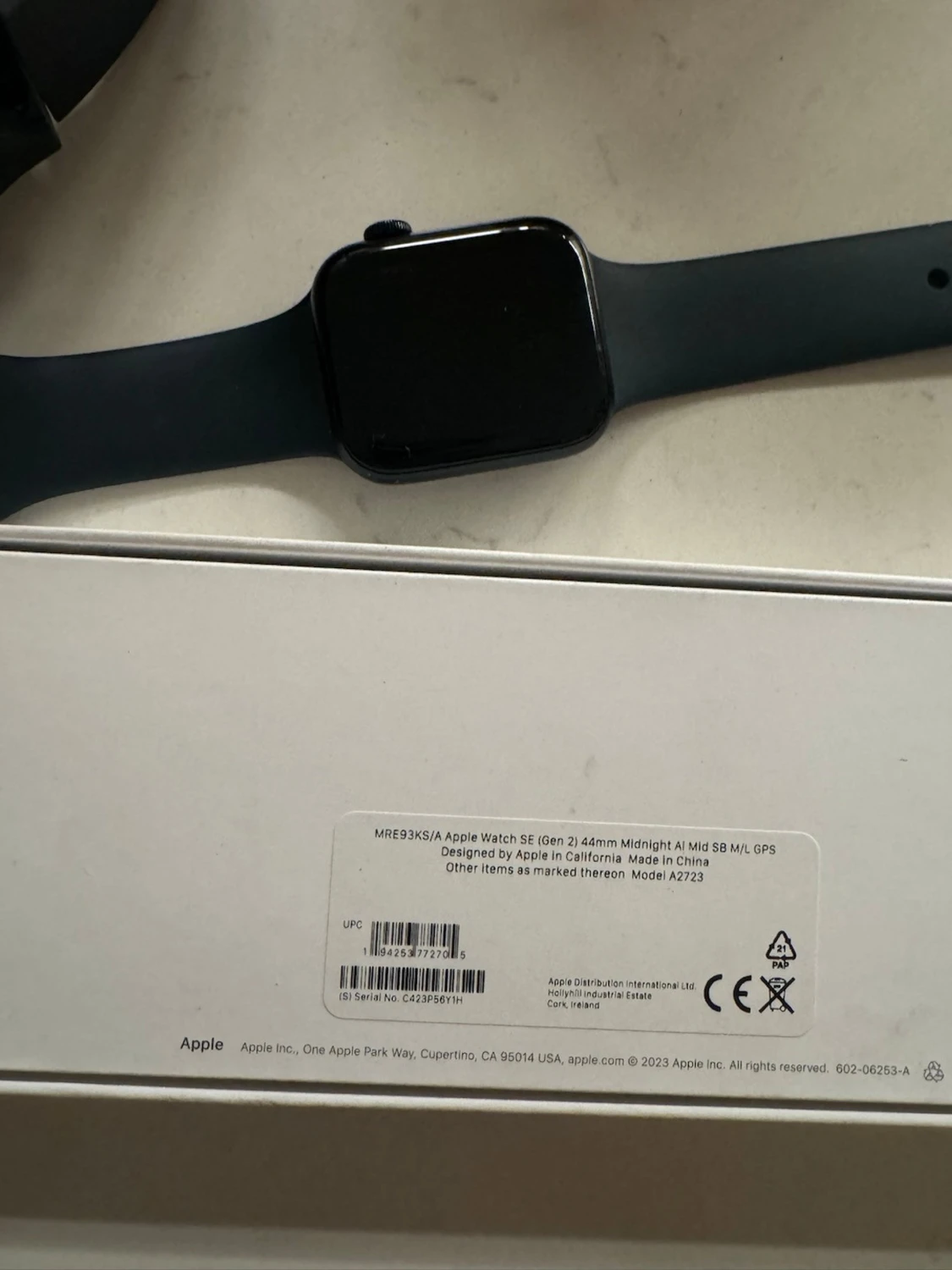 Apple Watch SE (Gen 2) 44mm Midnight - 1