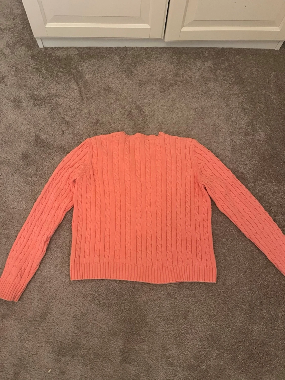 Rosa kabelstickad tröja Lauren Ralph Lauren - 1