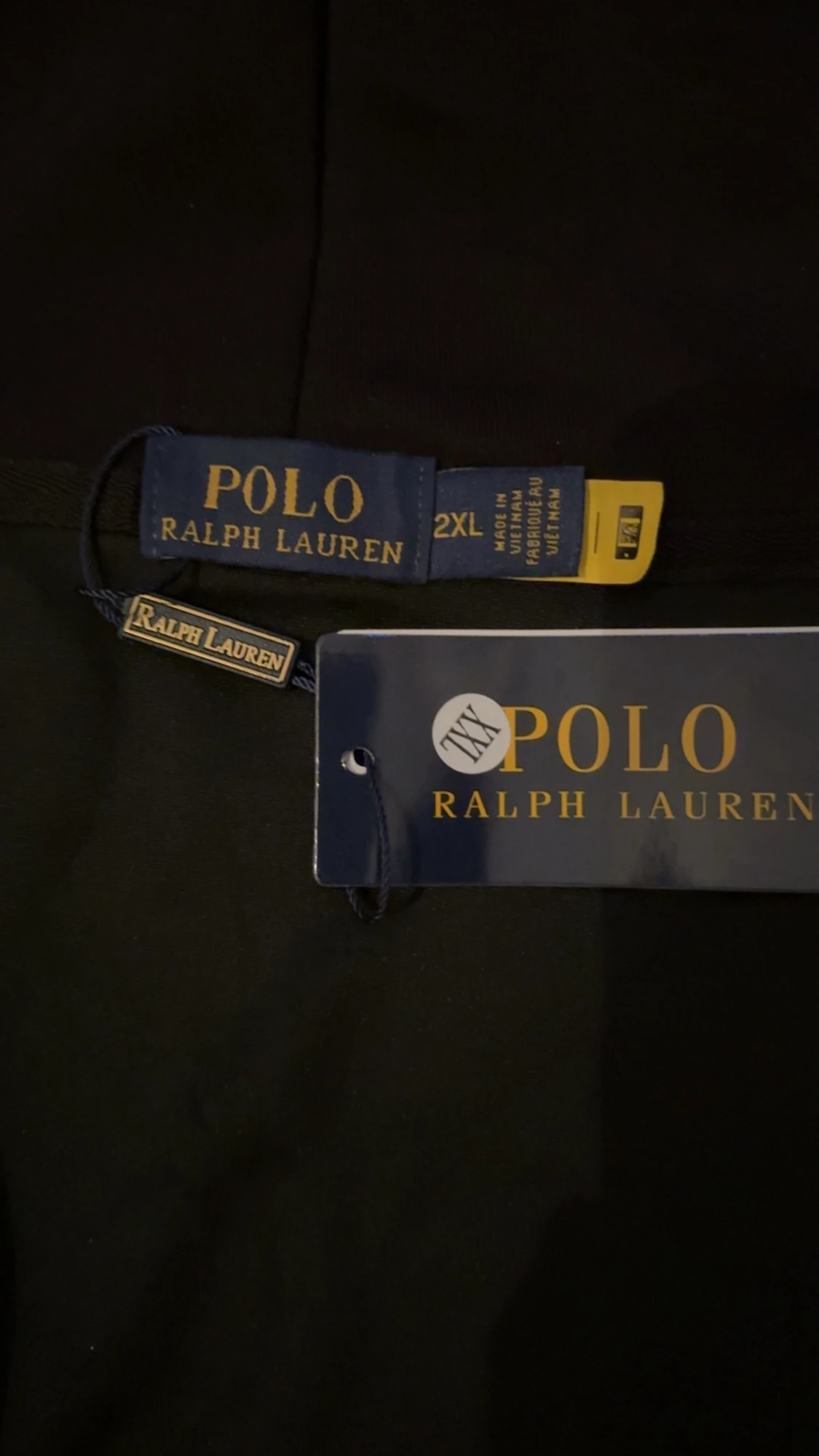Svart hoddie Polo Ralph Lauren L  - 2