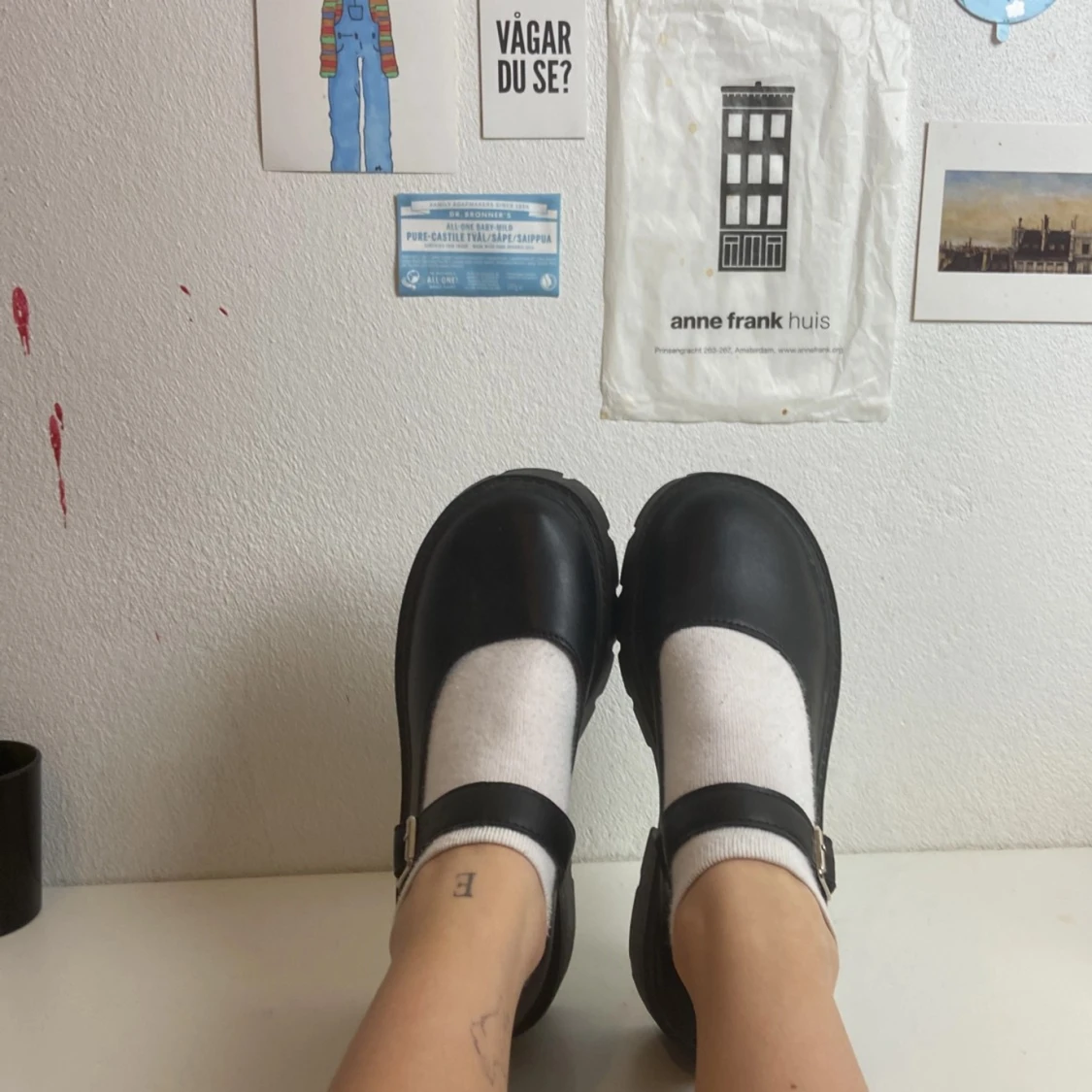 mary jane platåskor - 90