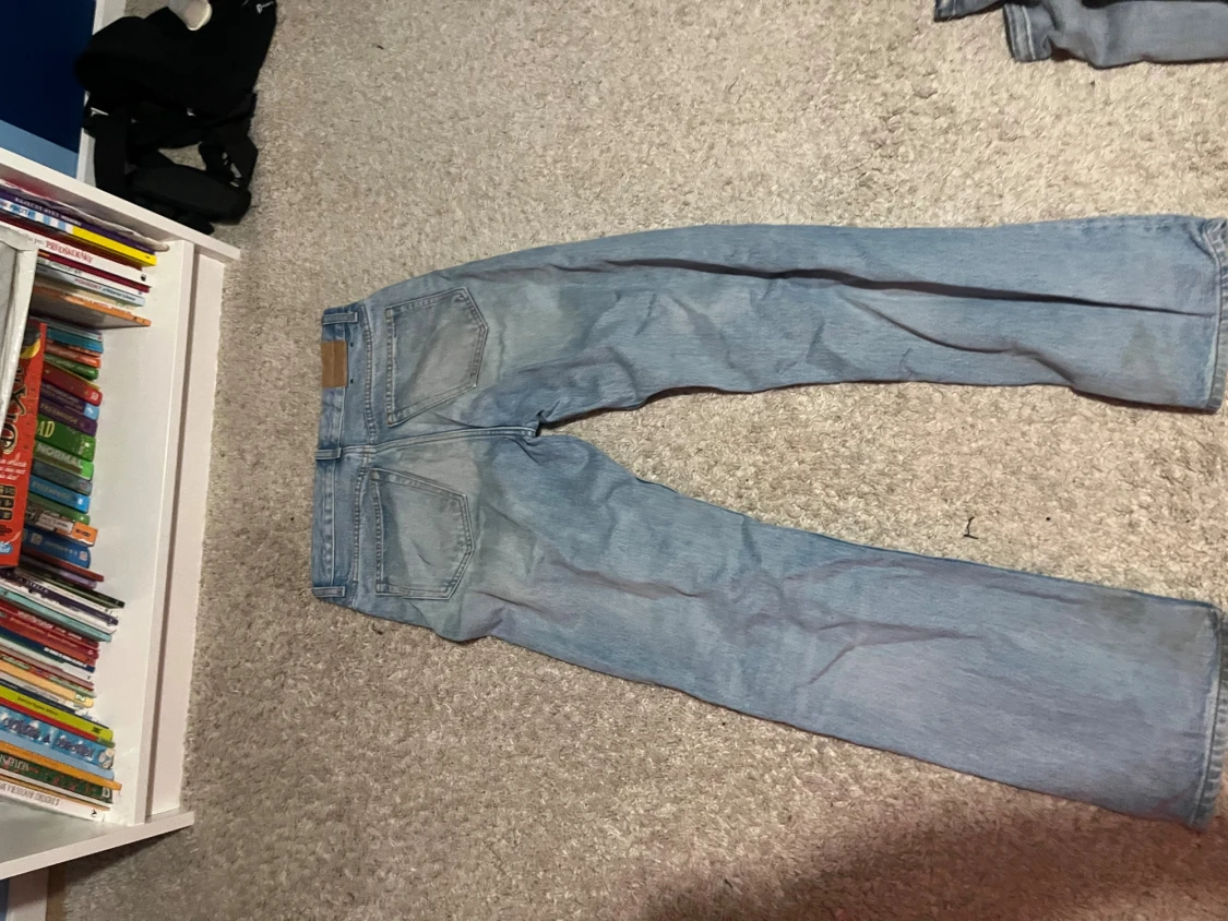 Weekday ljusblå raka jeans W27 L30 - 1