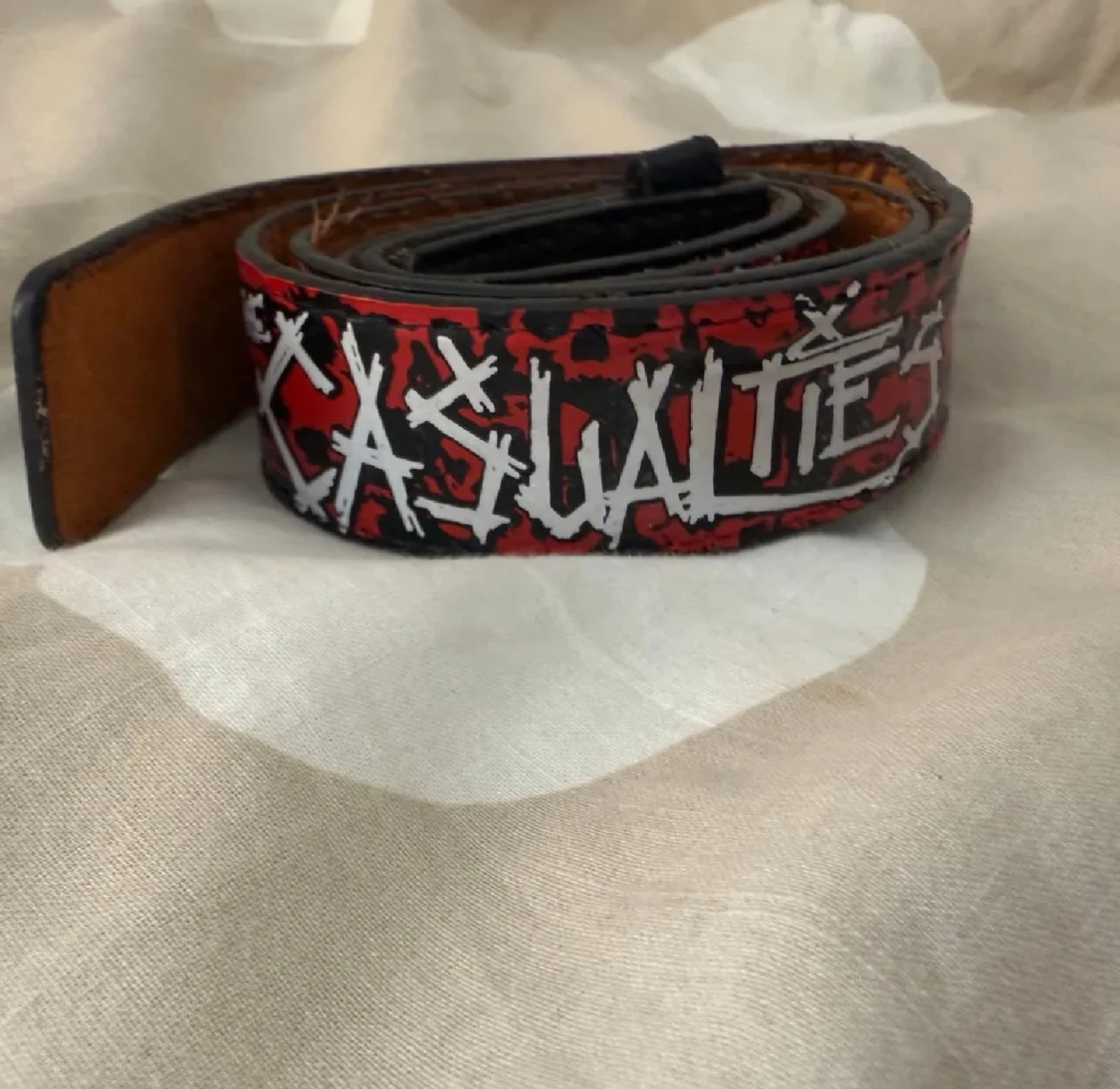 Casualties bälte i skinn