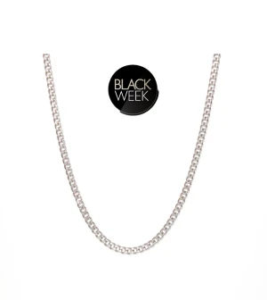 Kedjehalsband - 5mm Silver  - Information:  Material: 316L kirurgiskt rostfritt stål  Design: Klassiskt Kedjehalsband Lås: Säker och elegant låsmekanism Längd: 50 cm. Detta kedjehalsband i silver är tillverkat av högkvalitativt 316L rostfritt stål, även känt som kirurgiskt stål. Det är designat för att tåla svett, dusch och bad, vilket gör det perfekt för daglig användning. Halsbandet behåller sin fina silverglans över tid utan att mattas av.🤝