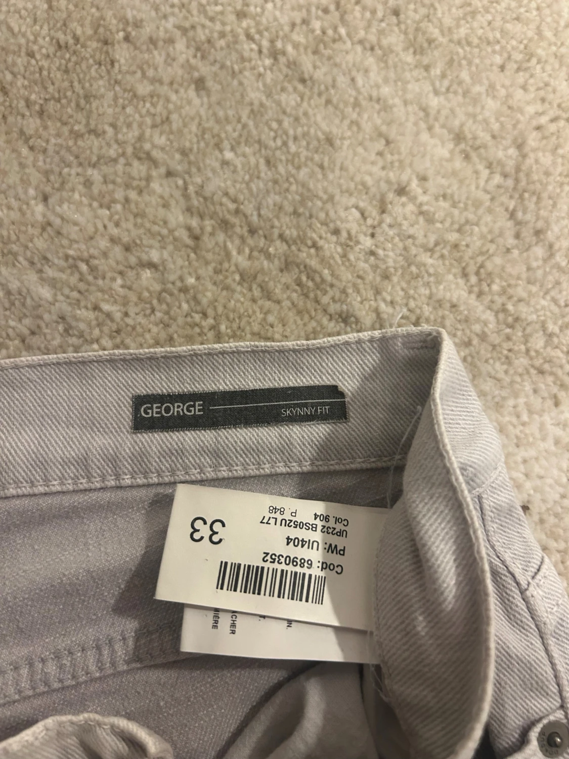 Dondup jeans grå/vit - 4