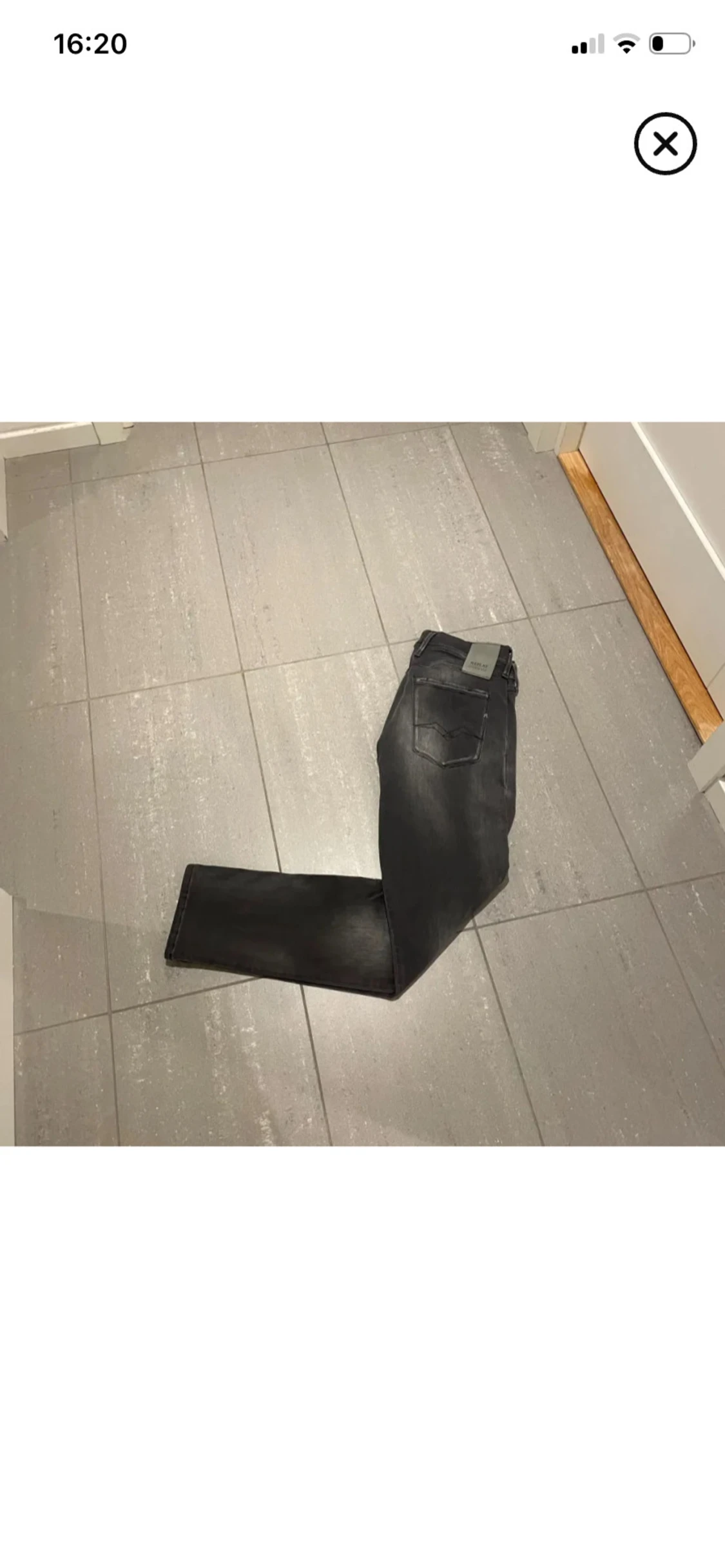 Replay Anbass grå jeans hyperflex - 3