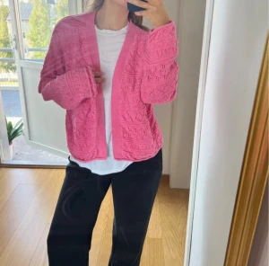Rosa stickad kofta från Zara - Rosa stickad kofta från Zara
