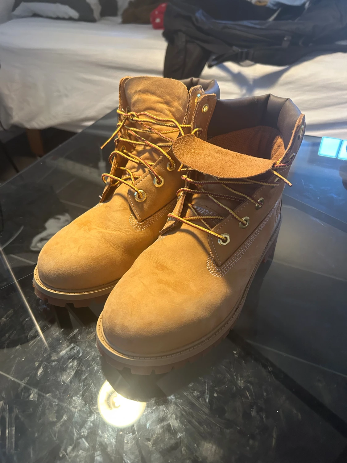 Timberland boots i mocka, beige